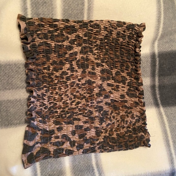 Cheetah print band top - Picture 1 of 1